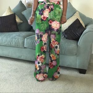 Floral pants